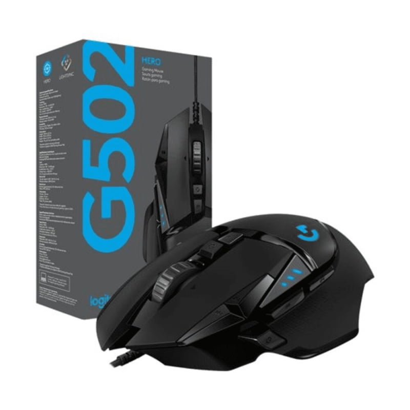 MOUSE GAMER LOGITECH G502 BLACK USB